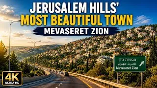 Thumbnail: 🥇 One of the Most Beautiful Towns in the Jerusalem Hills | Mevaseret Zion | 4K Scenic Drive ⭐