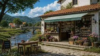 Thumbnail: A Peaceful Morning In The Village - Warm Coffee, Gentle Jazz And Relaxing Riverside Nature Views