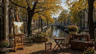 Thumbnail: Relaxing European Café Jazz - Peaceful Canal Ambience With Soft Jazz For Study And Deep Focus