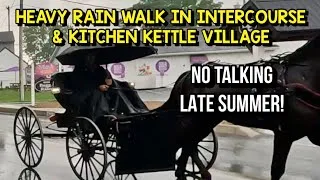 Thumbnail: Heavy Rain Walk Through Kitchen Kettle Village & Intercourse, PA 🌧️ | Lancaster County Amish Country
