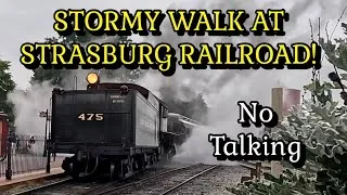Thumbnail: 🚂☔️Strasburg RR Rainy Day Walkthrough | Steam Locomotive 475 | No Talking | Relaxing 
