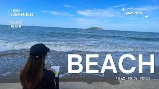 Thumbnail: Real Ocean Waves • Calming Soundscape for Study, Focus & Reading (Beach Summer 2026)