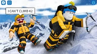 Thumbnail: K2 CLIMBING SIMULATOR 🏔️ ROBLOX (FUNNY MOMENTS) 