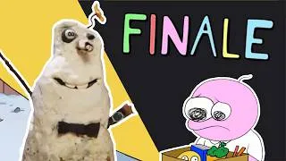 Thumbnail: Smiling Friends Finale | Rotten the Snowman Belittles Pim After He Loses His Job