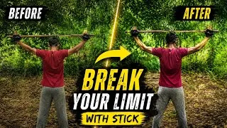 Thumbnail: One stick total body workout | stick mobility at home | workout for beginners @quit_laziness 