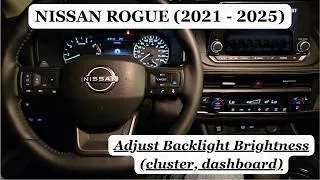 Thumbnail: Nissan Rogue - How to Turn OFF Backlight / Adjust the Brightness (2021 - 2025)