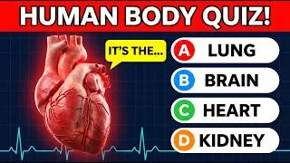 Thumbnail: Can You Pass This Human Body Trivia Quiz? - Test Yourself Now 🧠