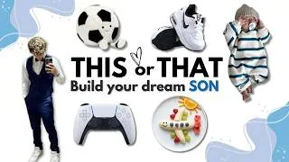 Thumbnail: Build Your DREAM Son! 👶⚽✨ From Baby to Teen! THIS or THAT?