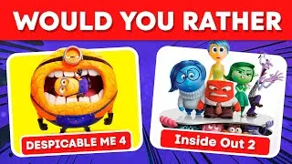 Thumbnail: Would You Rather INSIDE OUT 2 vs DESPICABLE ME 4 Edition!