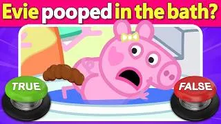 Thumbnail: Peppa Pig True or False Quiz 🐷❓ Only 1% Get 10/10! ⭕❌ | Quiz DingDong
