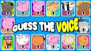 Thumbnail: Peppa Pig Voice Quiz 🐷🎤 Can You Guess Them All? (Hard!) | Quiz DingDong