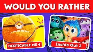 Thumbnail: Would You Rather INSIDE OUT 2 vs DESPICABLE ME 4 Edition!
