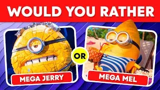 Thumbnail: Would You Rather DESPICABLE ME 4 Edition! Quiz Doggy