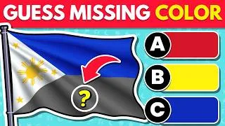 Thumbnail: Guess the Missing Color in 60 National Flags 🌍🚩 | Flag Quiz Challenge