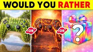 Thumbnail: Would You Rather - MYSTERY Gift Edition 🎁🌈🤯 HARDEST Choices Ever!
