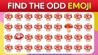 Thumbnail: Find the ODD One Out | Find The ODD Emoji | Emoji Game | Easy, Medium, Hard