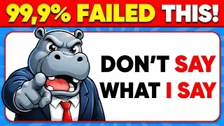 Thumbnail: 🤫 Don't Say What I Say! 🤐 | Avoid saying same as Me 59 Questions 😱
