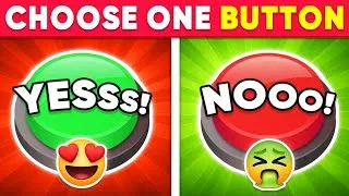Thumbnail: Choose One Button ✅ YES or NO ⛔ Challenge! | Quiz hippo