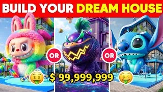 Thumbnail: Would You Rather..? Build Your Dream House 🏠💎 | Luxury House Edition | Quiz hippo