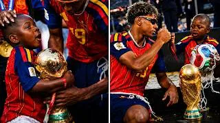 Thumbnail: ** NEW**Lamine Yamal Little Brother Funninest Moment I Keyne I Spain vs Argentina I FIFA 2026  I