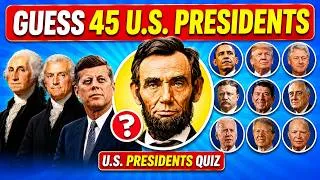 Thumbnail: Only History Experts Can Name These 45 U.S. Presidents! 🇺🇸