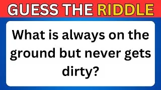 Thumbnail: CAN YOU SOLVE THESE IMPOSSIBLE RIDDLES?BRAIN TEASERS & RIDDLE QUIZ