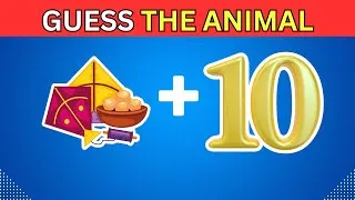 Thumbnail: GUESS ANIMAL BY EMOJI|ANIMAL EMOJI QUIZ|EMOJI QUIZ