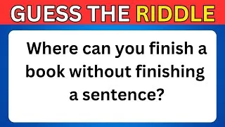 Thumbnail: Can You Crack These Impossible Riddles? BRAIN TEASERS & RIDDLE QUIZ