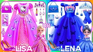Thumbnail: Lisa or Lena 💜❤️️ |#lena #lisa #lisaorlena #viralvideo #trending