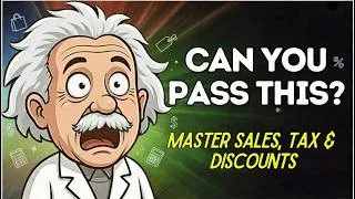 Thumbnail: Sales Tax & Discount Math Quiz | Real Life Shopping Challenge Grades 4 7