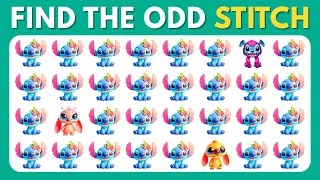 Thumbnail: Find the ODD One Out - Stitch Edition | 40 Levels | QUIZZER ALIEN