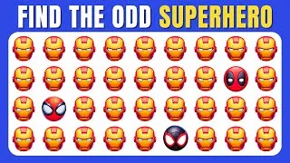Thumbnail: Find the ODD One Out - Marvel & DC Edition! 🕷️⚡ | 40 Rounds | Quizzer Alien
