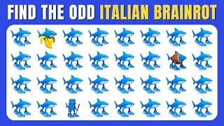 Thumbnail: Find the ODD One Out - ITALIAN BRAINROT AI ANIMALS 🐒🌳🔥 40 Rounds | Quizzer Alien