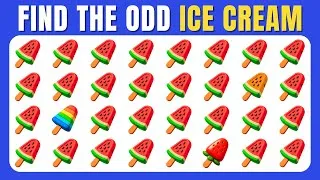 Thumbnail: Find the ODD One Out - Ice Cream 🍦😋🍧 | 40 Rounds | Quizzer Alien