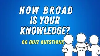 Thumbnail: IS YOUR LIFETIME OF KNOWLEDGE GOOD ENOUGH FOR THIS QUIZ?