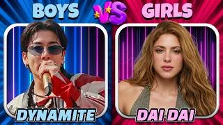 Thumbnail: SAVE ONE SONG - BOYS VS GIRLS  Most Popular Viral Songs  | Music Quiz