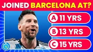 Thumbnail: Lionel Messi Quiz 🐐⚽ | How Well Do You Know Lionel Messi? | Ultimate Football Quiz