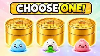 Thumbnail: 🎁 How Lucky Are You? 🍡 Choose Your Squishy Dumpling Box Challenge! 🏆✨
