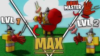 Thumbnail: I Unlocked Grillmaster and Maxed it Out in Slap Battles....