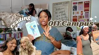 Thumbnail: Weekend Reading Vlog | Starting the Off Campus Series 🏒📖💕