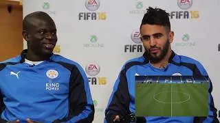 Thumbnail: N'golo Kante and Riyad Mahrez on ''Messi vs Ronaldo''