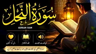 Thumbnail: Surah No 16/114 | Surah Nahl |16..Surah An-nahl Recitation | Quran tilawat  Quran50M #quran