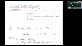 Thumbnail: Michael Chapman (NYU) — Subgroup tests and the Aldous–Lyons Conjecture