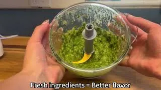 Thumbnail: Homemade Sauce Prep Made Easy 🌿 | Food Chopper Kitchen Hack