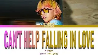 Thumbnail: G-DRAGON - Can't Help Falling in Love (TCB ⚡️) (Colour Coded Lyrics)