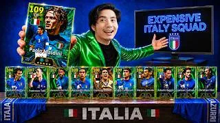 Thumbnail: I BUILT THE MOST EXPENSIVE ITALY EPIC TEAM EVER IN EFOOTBALL 2027 MOBILE 🇮🇹 🔥💰