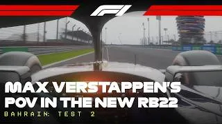 Thumbnail: Max Verstappen's POV in the *NEW* RB22 - 2026 Bahrain Pre-Season Test 2 | Assetto Corsa
