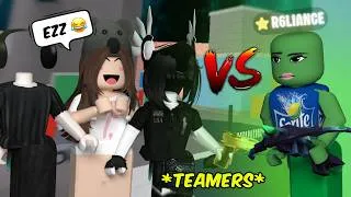 Thumbnail: beating 3 TOXIC TEAMERS as SPRITE...💚(Keyboard Asmr)