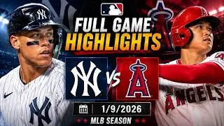 Thumbnail: New York Yankees vs Los Angeles Angels - FULL GAME HIGHLIGHTS 🔥 1/9/2026 MLB Season