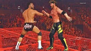 Thumbnail: WWE 2K25 LA Knight vs Logan Paul Hell In A Cell Match Legend Difficulty PS5 1080P 60FPS
